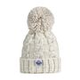 Oatmeal Cable Reflective Super Bobble Hat, thumbnail 3 of 6