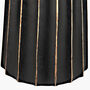 Black Wash Mango Wood Textured Cone Table Lamp, thumbnail 8 of 8