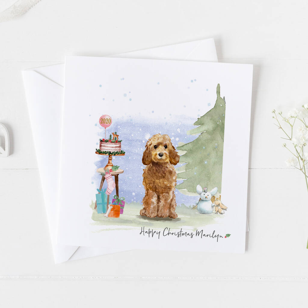 Dog Christmas Card, 100+ Breeds Available, 1 of 9