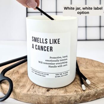 Personalised Aries Zodiac Candle With Custom Text, 10 of 10