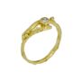 Diamond Organic Twig Engagement Ring, 18ct Gold And Natural Diamond, thumbnail 4 of 8