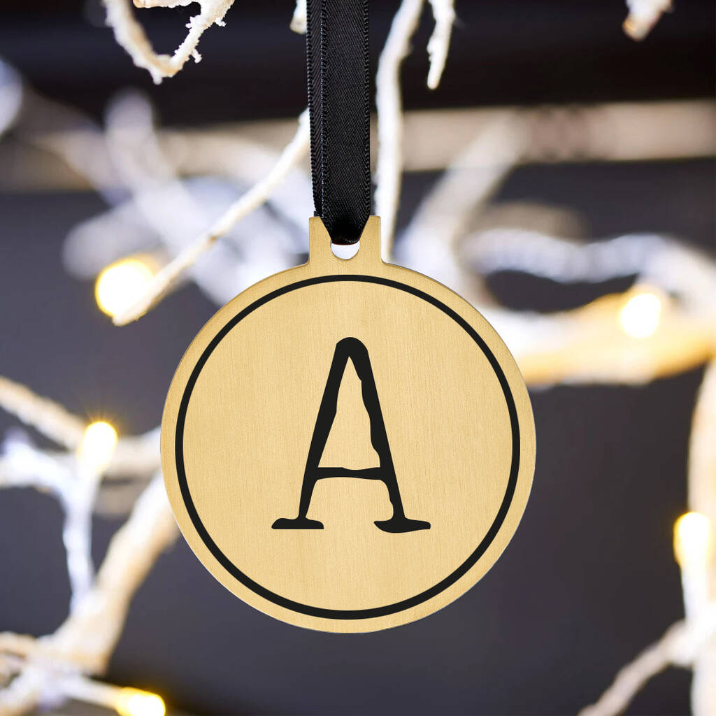 Typewriter Letter Personalised Christmas Decoration, 1 of 5