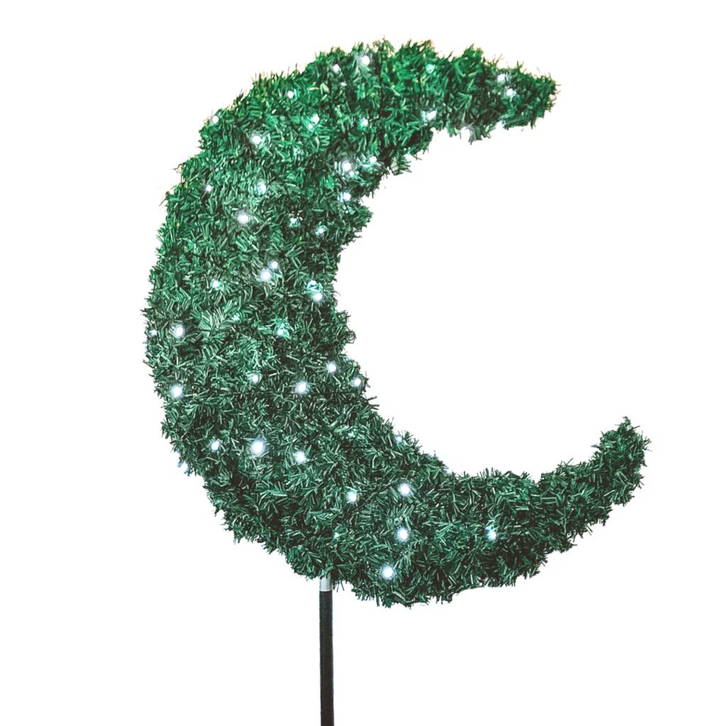 Green 3ft Eid Moon Tree And LED Lights, 1 of 3