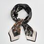 A Nights Tale Luxury Narrative Silk Square Scarf, thumbnail 1 of 3