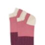 Oxford Stripe Blue/Burgundy Men's Trainer Socks Bundle, thumbnail 7 of 7