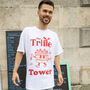 The Trifle Tower Men's Christmas T Shirt, thumbnail 2 of 4
