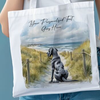 Personalised Great Dane Dog Beach Walk Collection, 8 of 8