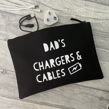 Personalised Chargers And Cables Pouch, 4 of 4