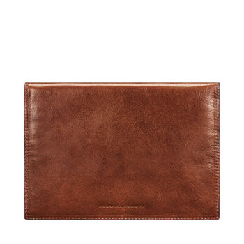 Personalised Leather Travel Organiser Envelope 'Ortona', 6 of 12