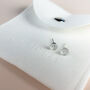 Sterling Silver Button Stud Earrings, thumbnail 5 of 6