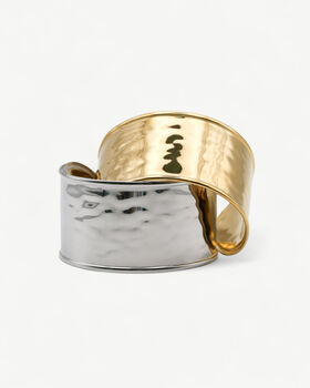 Muse Chunky Bangle Silver, 4 of 4