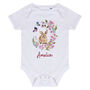 Personalised My First Easter Floral Bunny T Shirt Gift, thumbnail 5 of 12