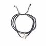 Sacred Temple Sterling Silver String Bracelet | Spiritual Grounding, thumbnail 1 of 3