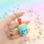 Articulated Bucket And Spade Clicker Fidget Keychain, thumbnail 1 of 5