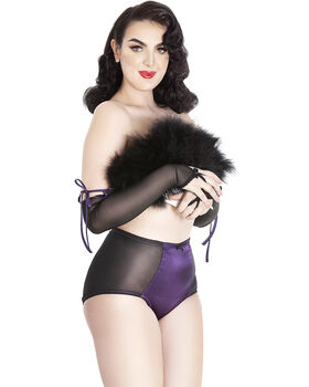 Retro Satin High Waisted Brief Knicker Bridal Gift, 8 of 12