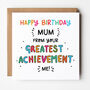 Funny Personalised Birthday Card For Mum, thumbnail 1 of 4