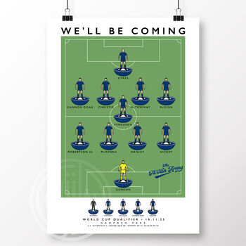 Scotland We'll Be Coming Four Two Poster, 2 of 6