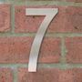 Mackintosh Stainless Steel House Number, thumbnail 10 of 12
