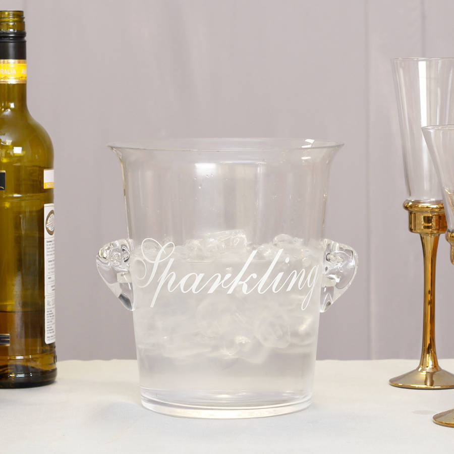 Sparkling Glass Wine Cooler By Dibor