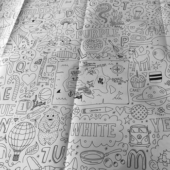 Giant Colouring Sheet By Leelu | notonthehighstreet.com