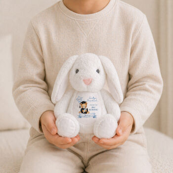 Personalised First Day School Bunny Gift, 2 of 5