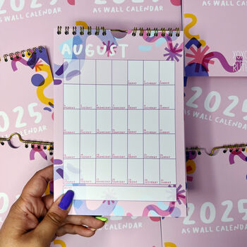 2025 Colourful Wall Calendar, 7 of 9