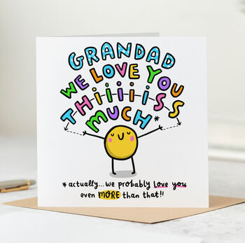 Grandad I Love You This Much Card, 2 of 2