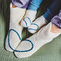 Mummy And Me Heart Slipper Sock Set, thumbnail 2 of 12