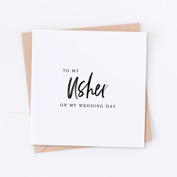 Page Boy Wedding Bridal Card, 2 of 5