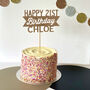 Personalised 21st Birthday Cake Topper, thumbnail 1 of 3