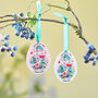 Personalised Family Easter Egg Hanging Decoration, thumbnail 1 of 2