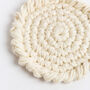 Day's Of The Week Cotton Pads And Bag Easy Crochet Kit, thumbnail 4 of 9