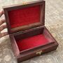 Wooden Jewellery Storage Box, Indian Trinket Box, thumbnail 10 of 12