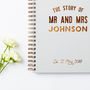 Personalised Copper Mr And Mrs Memory Book, thumbnail 3 of 10