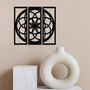 Sacred Geometry Wooden Art Set Metatron's Cube Triptych, thumbnail 5 of 10