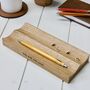 Personalised Wooden Pen And Jewellery Tray, thumbnail 2 of 9