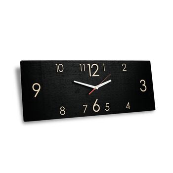 Minimalistic Scandinavian Luxury Wooden Wall Clock, 2 of 10