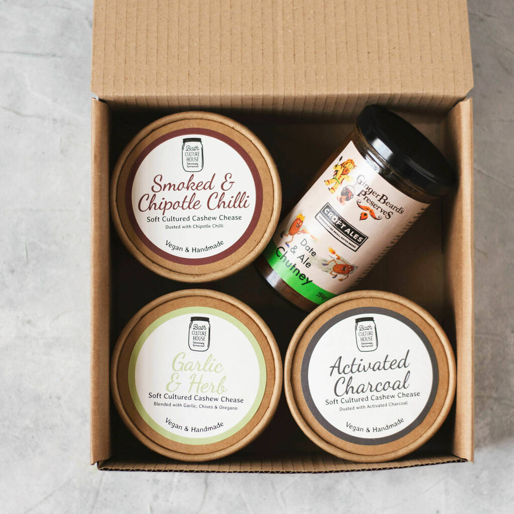 Cheese And Date Ale Chutney Gift Box, 1 of 4