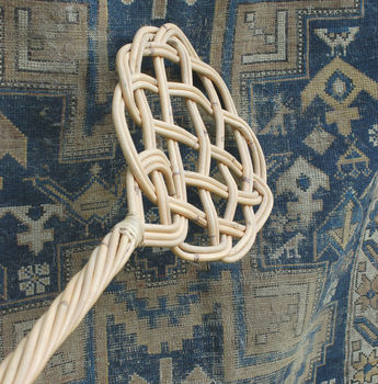 Vintage Style Rattan Carpet Beater, 4 of 5