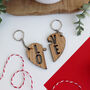 Love Wooden Keyring Set For Valentine's Day, thumbnail 5 of 6