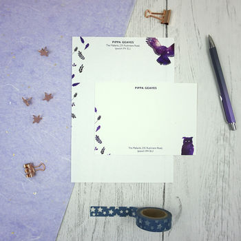 Personalised Cosmic Forest Writing Set, 8 of 12