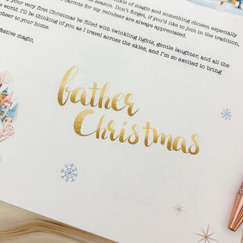 First Christmas Personalised Letter From Santa, 4 of 10