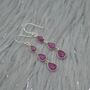 Ruby Earrings Dangle Drop, thumbnail 6 of 8