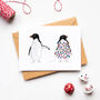 Silly Penguins Christmas Card Pack, thumbnail 7 of 9