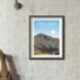 Great Gable Lake District Peak Art Print, thumbnail 3 of 4