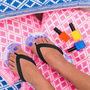 Personalised Flip Flops With Matching Nail Polish, thumbnail 2 of 4