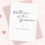 Mother Of The Groom Wedding Day Card, thumbnail 1 of 3