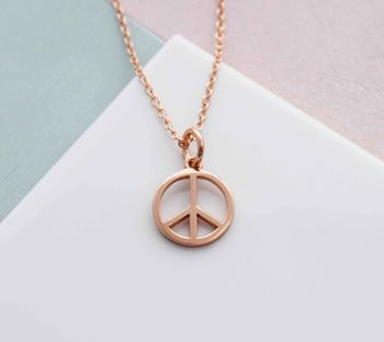 Peace Symbol Necklace, 4 of 8