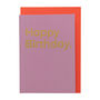 'Happy Birthday' Pink Streamable Song Card, thumbnail 1 of 2