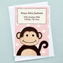'Baby Monkey' New Baby Card, thumbnail 2 of 4